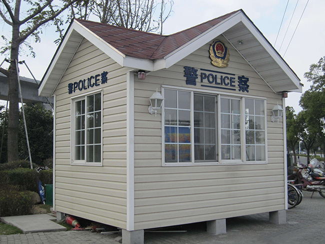 金屬雕花板警務崗亭