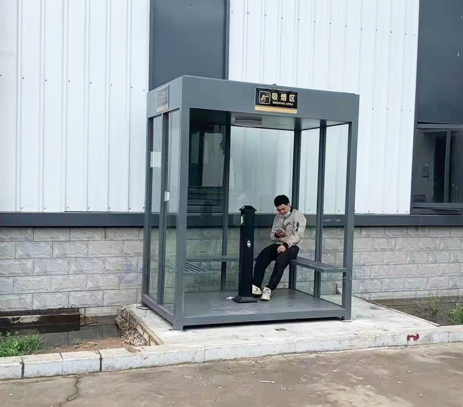 吸煙亭吸煙區崗亭